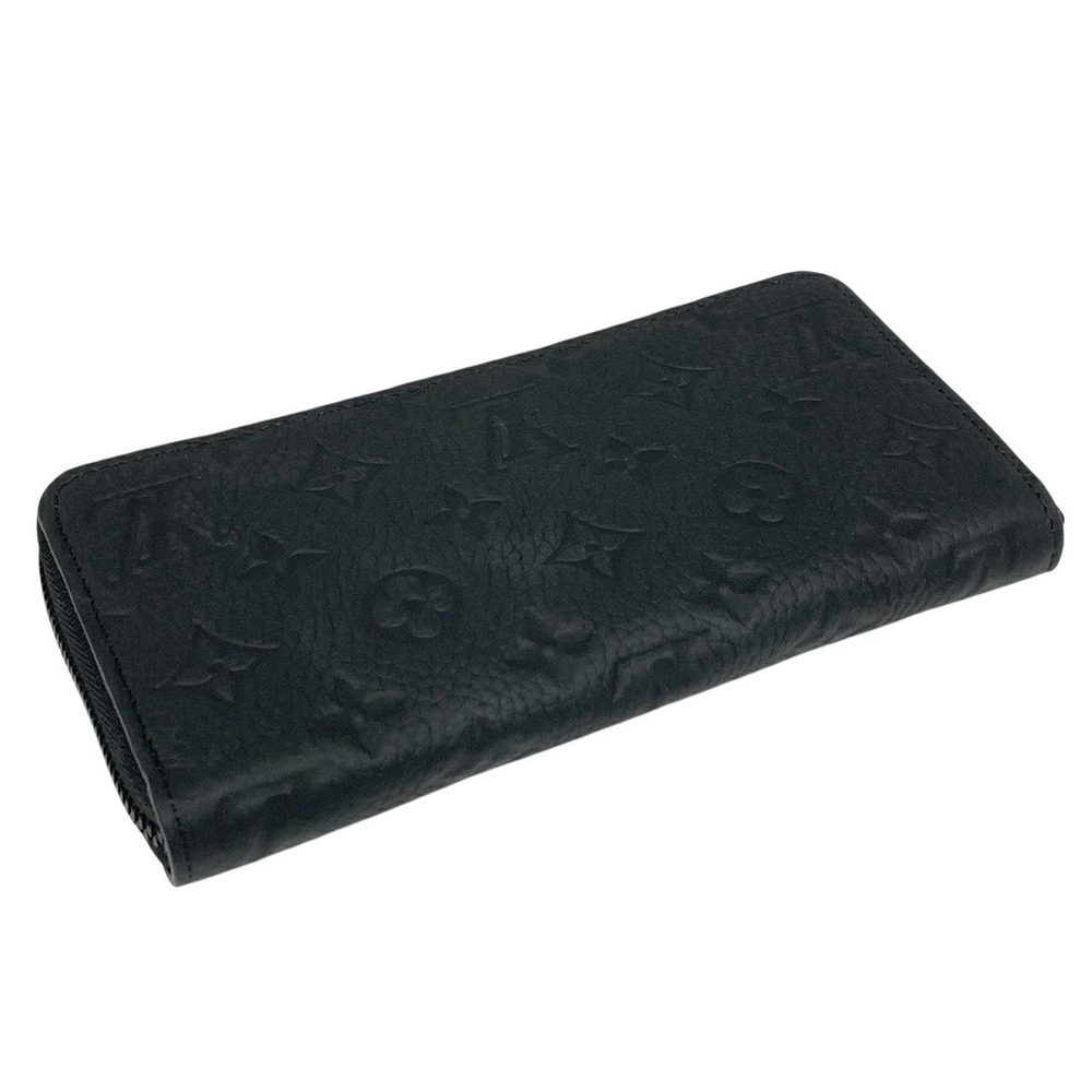 Louis Vuitton Zipper Taurillon Wallet Long Monogram Round Horizontal Zippy Brown